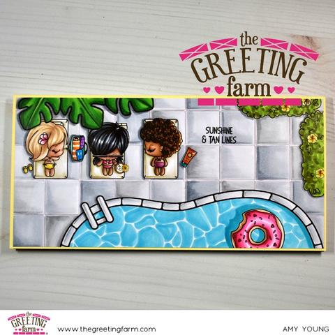 Poolside Peeps - digi set