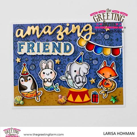 Birthday Merfriends - Clear Stamps