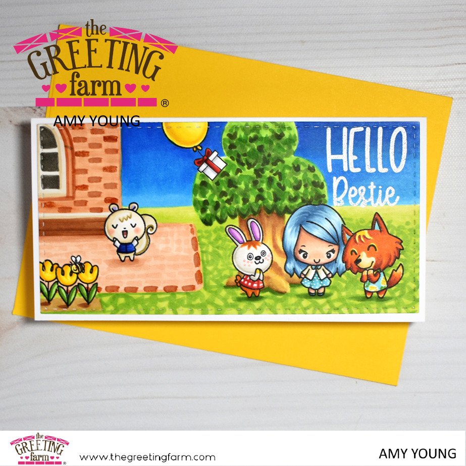 Hello Bestie - Clear Stamps