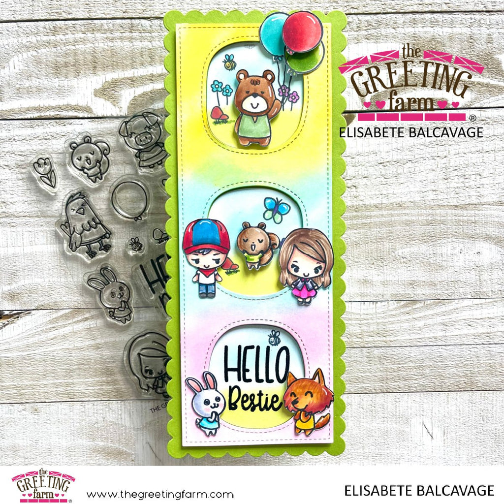 Hello Bestie - Clear Stamps