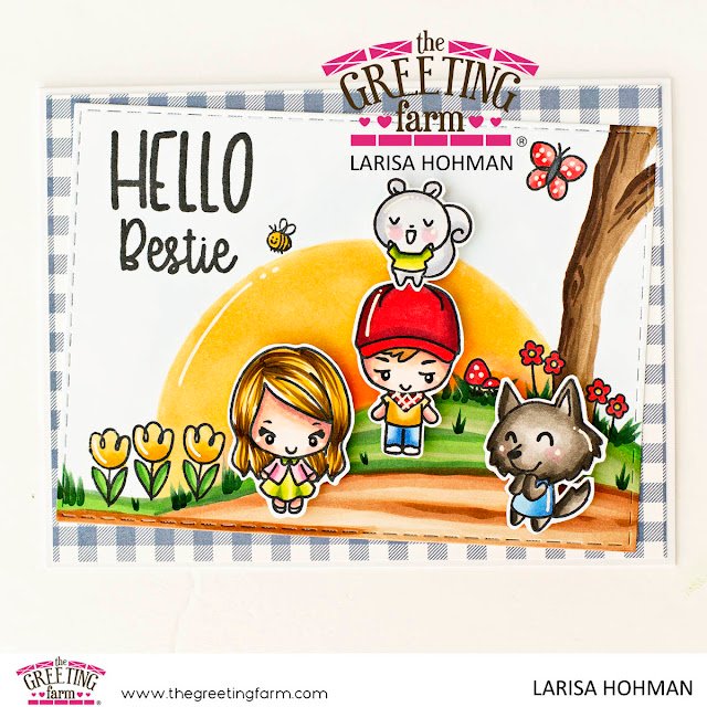 Hello Bestie - Clear Stamps