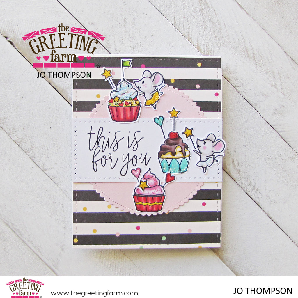 Happy Birthday Mouse - Clear Stamps