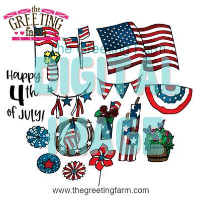 4th of July - digi set