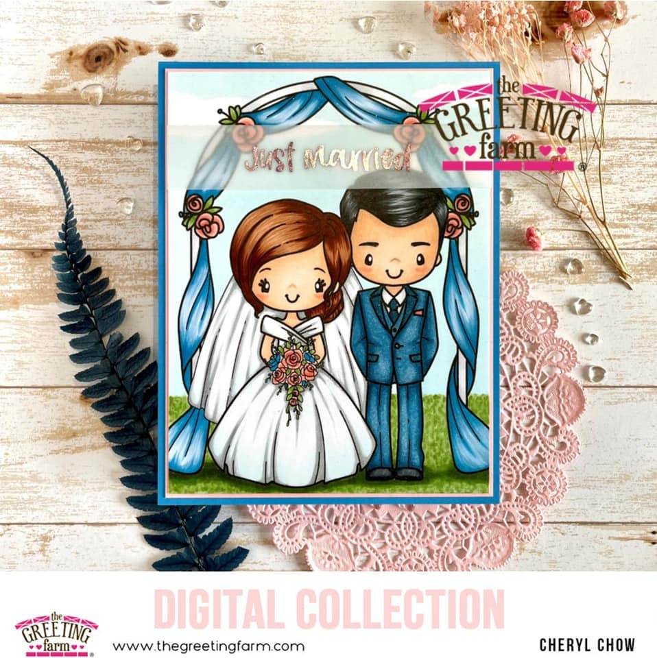 Just Married- digi set