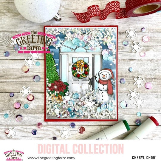 Porch Christmas - digi set