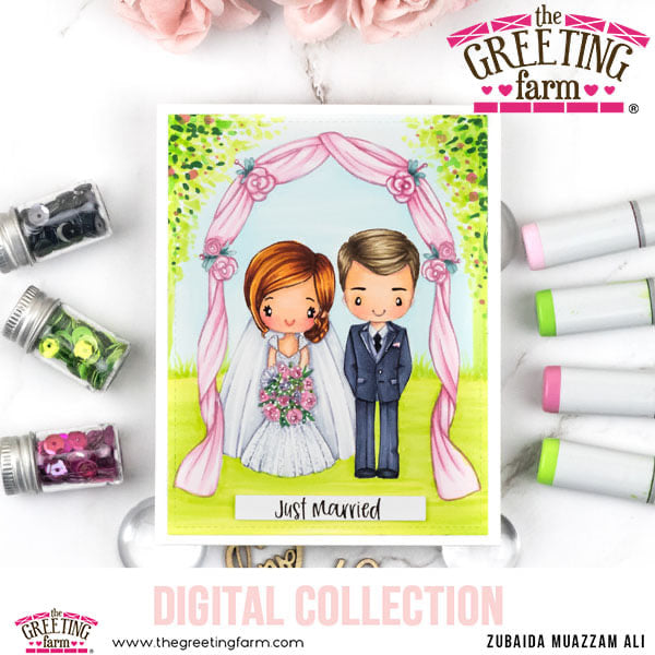 Just Married- digi set