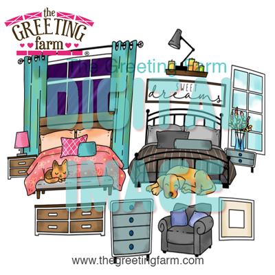 Build-a-Bedroom - digi set