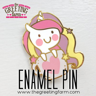 Unicorn Cup Enamel Pin