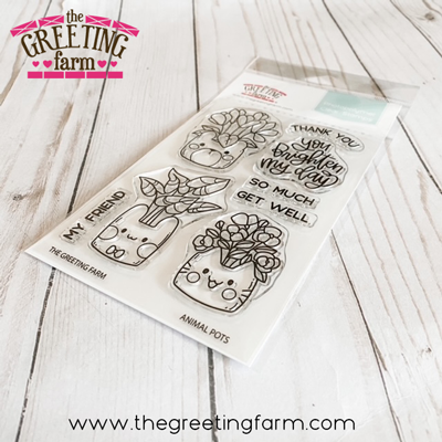 Animal Pots - Clear Stamps