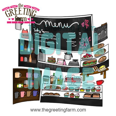 Bakery Cafe - digi set