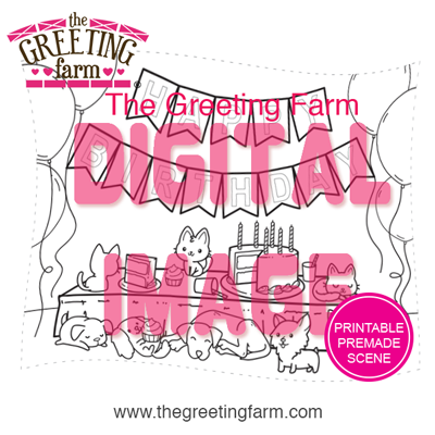 Birthday Party 2 - digi printable