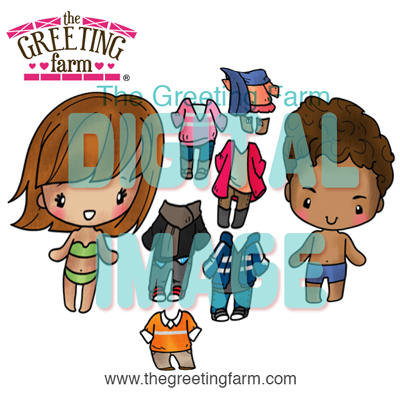 Dress Up Winter - digi set