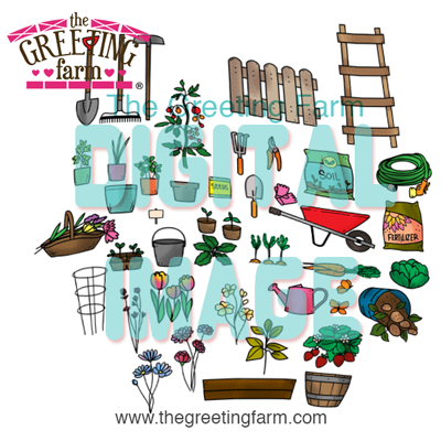 Gardening - digi set