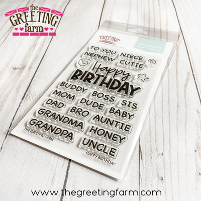 Happy Birthday - Clear Stamps