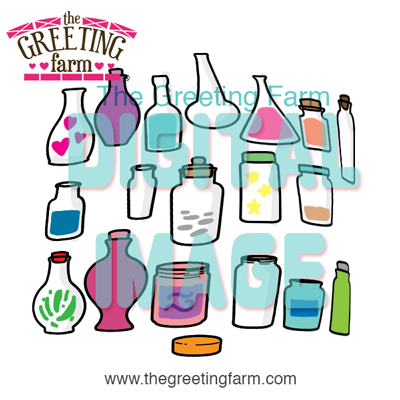 Jars and Bottles - digi set
