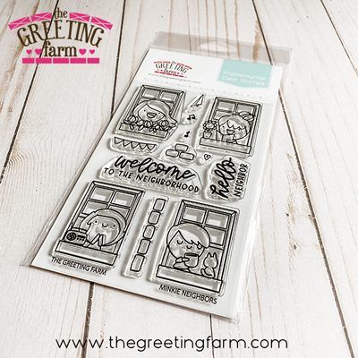 Minkie Neighbors - Clear Stamps