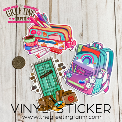 4" Happy Stuff Combo - Matte Vinyl Stickers