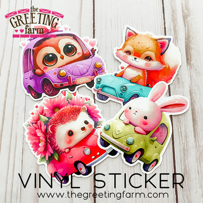 Sweet Critters - 3" Glossy Vinyl Stickers