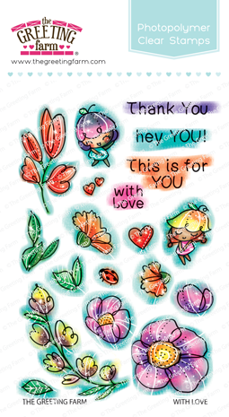 With Love - Clear Stamps