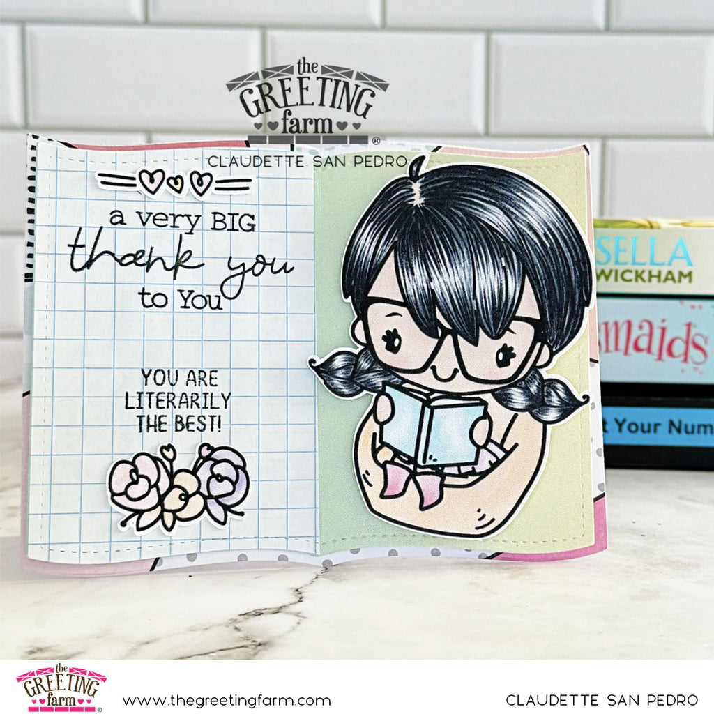 Stamp Feature: Bookworm Anya