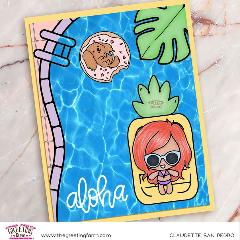 Stamp Feature: Poolside & Poolside Peeps Digi