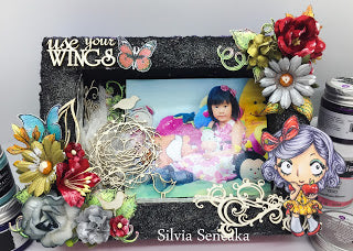 Guest Designer Silvia with a Shadowbox!