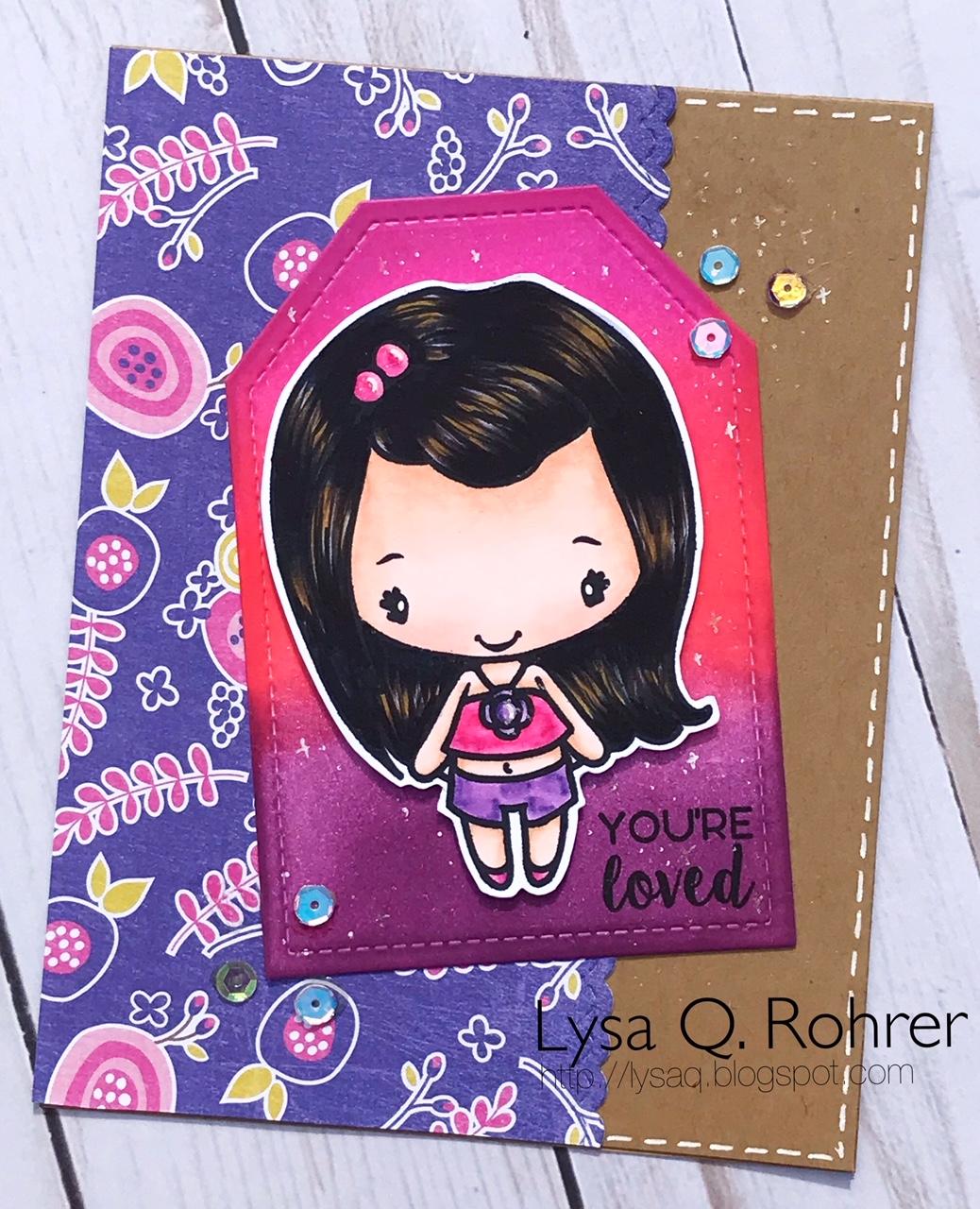 Guest Designer Lysa with a Fun Anya Card!