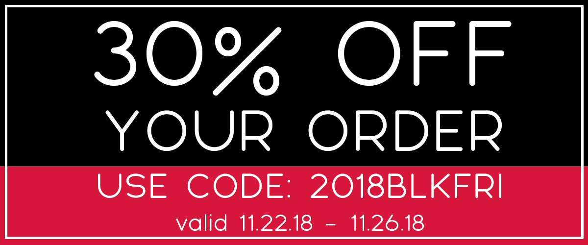 Happy Thanksgiving and BLACK FRIDAY SALE!
