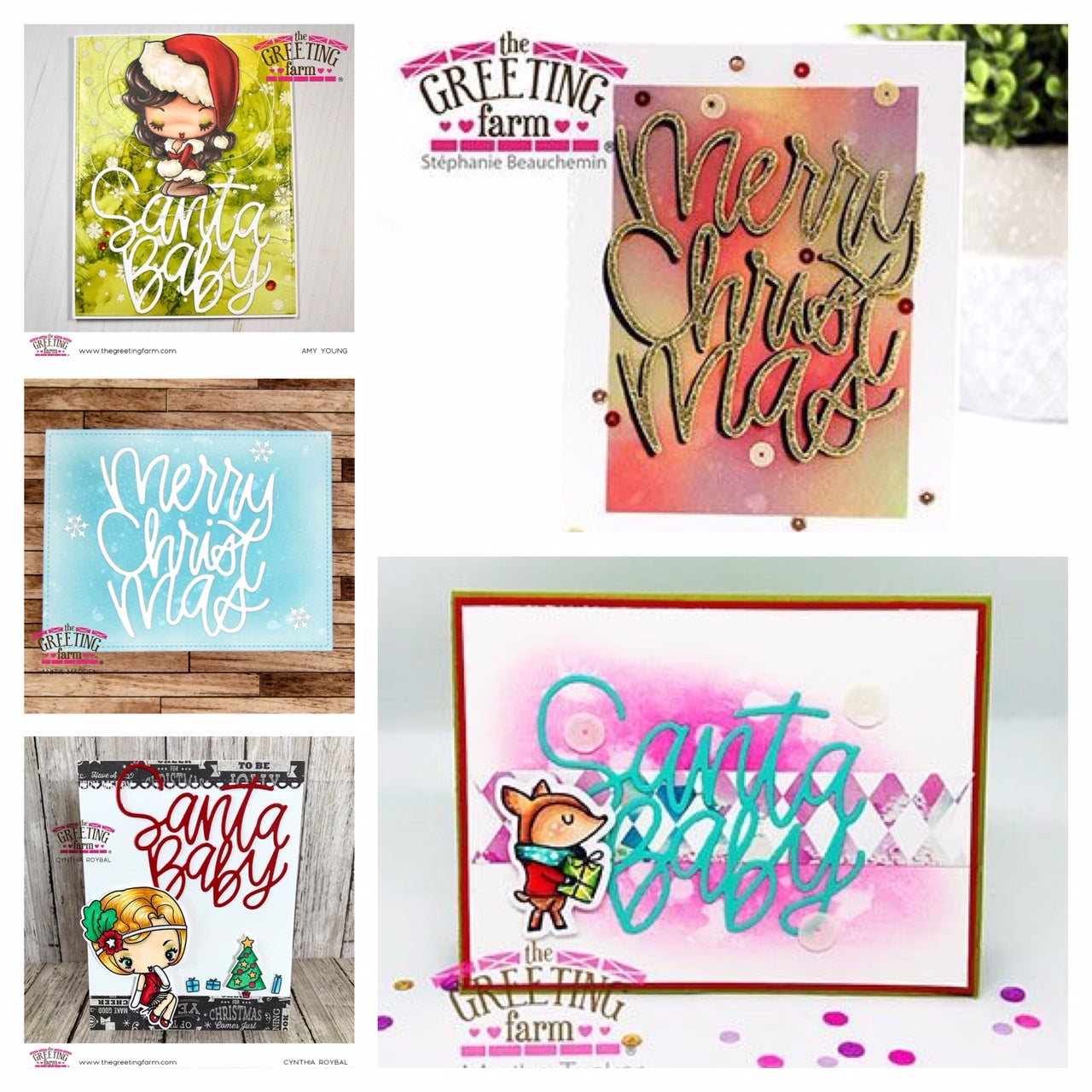 October Release Preview Day 4: SANTA BABY & MERRY CHRISTMAS Cutting Dies