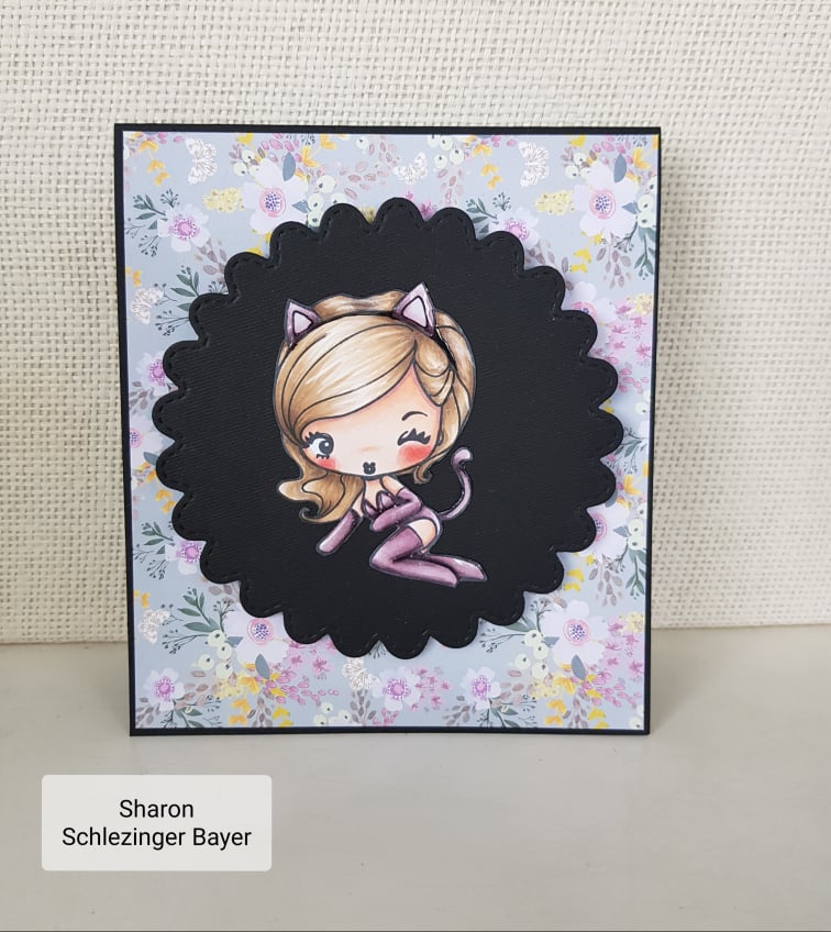 Guest Designer Sharon Schlezinger Bayer with a Spinning Card!