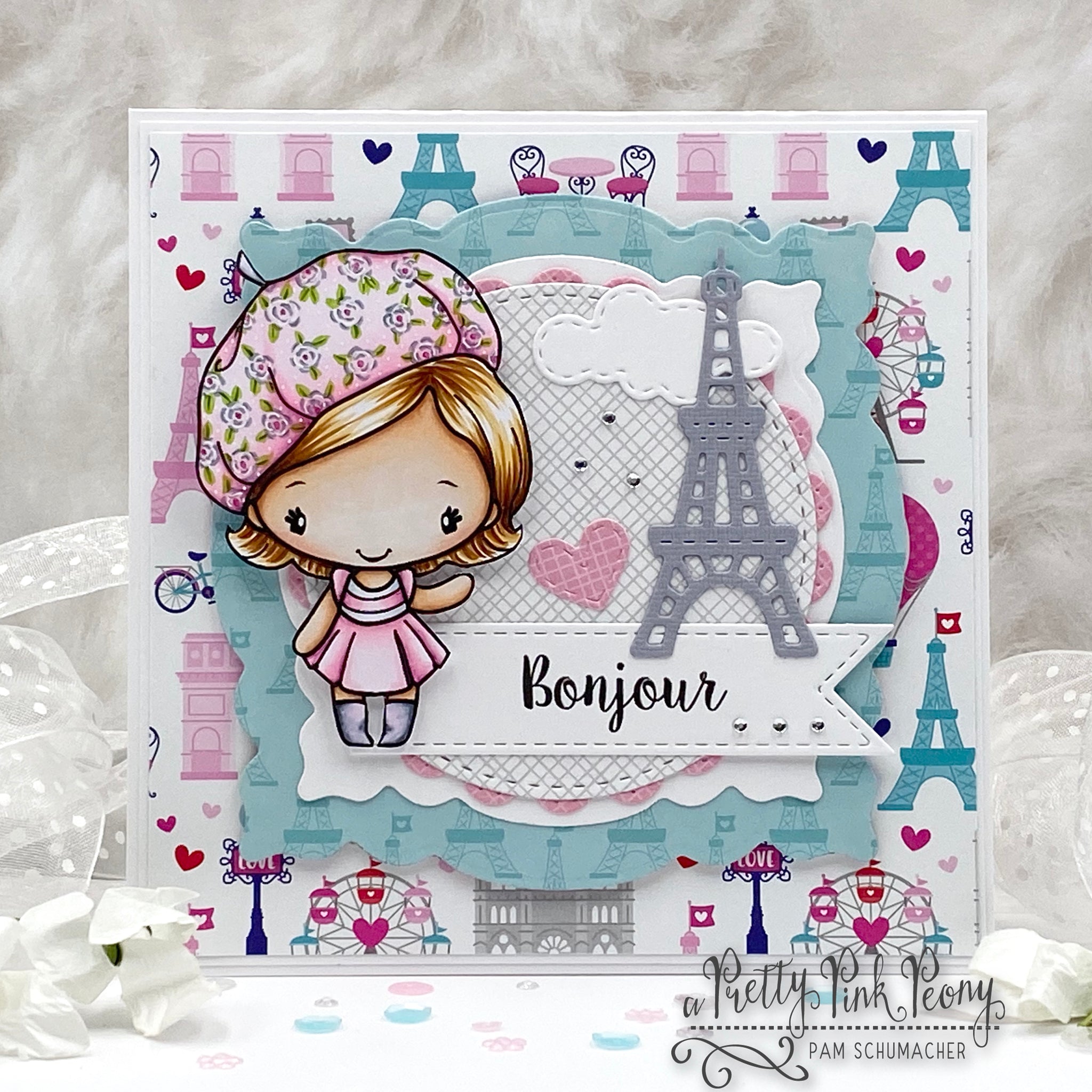 Guest Designer Pam takes you to Paris with Bonjour Anya!