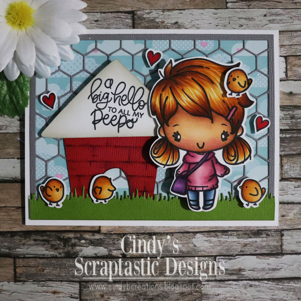 A big hello to all our peeps from Guest Designer Cindy Beland!