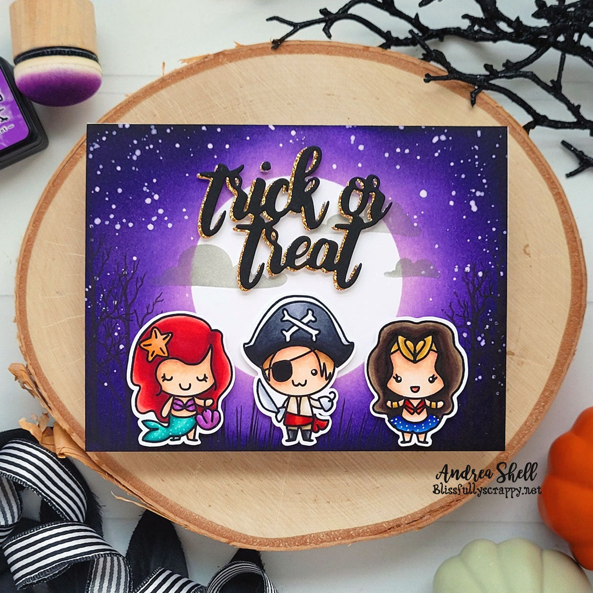 Trick or Treat from our Guest Designer Andrea Shell!