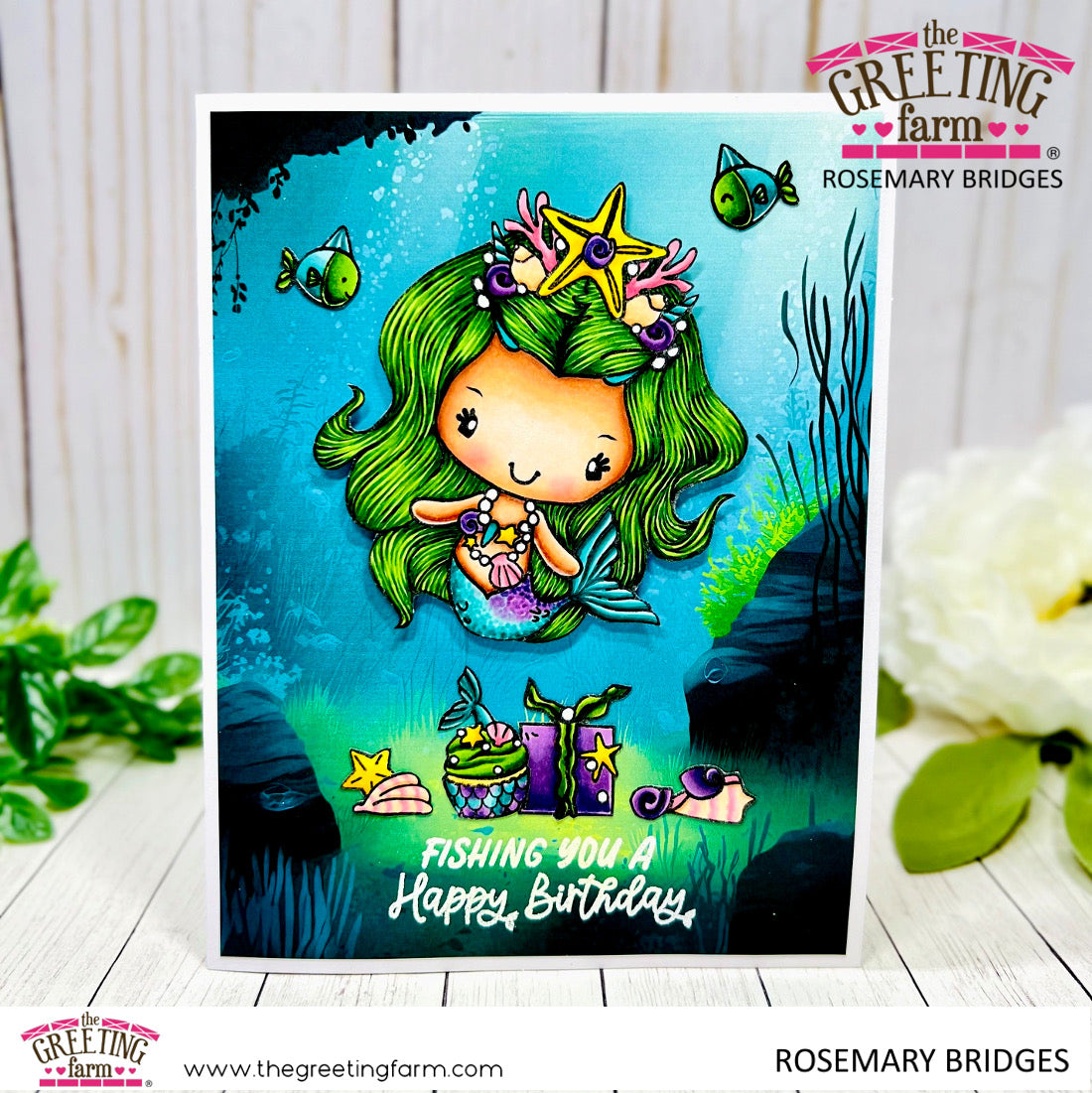 Stamp Feature: Mermaid BDay Anya