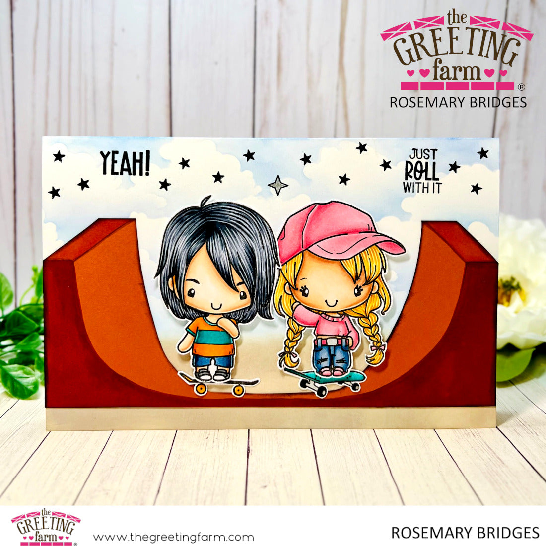 Stamp Feature: Skater Couple