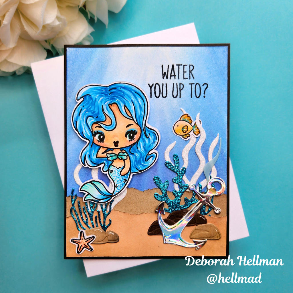 Water You Up To Card featuring Guest Designer Deborah Hellman