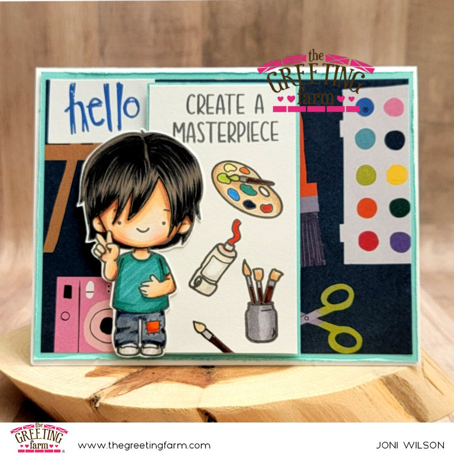 Stamp Feature: Artsy Kids