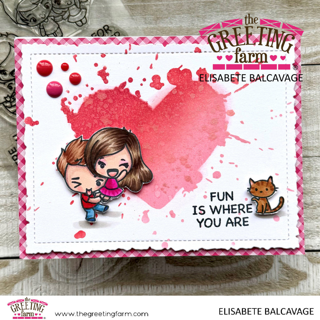 Fun Is Where You Are - Valentine's Card