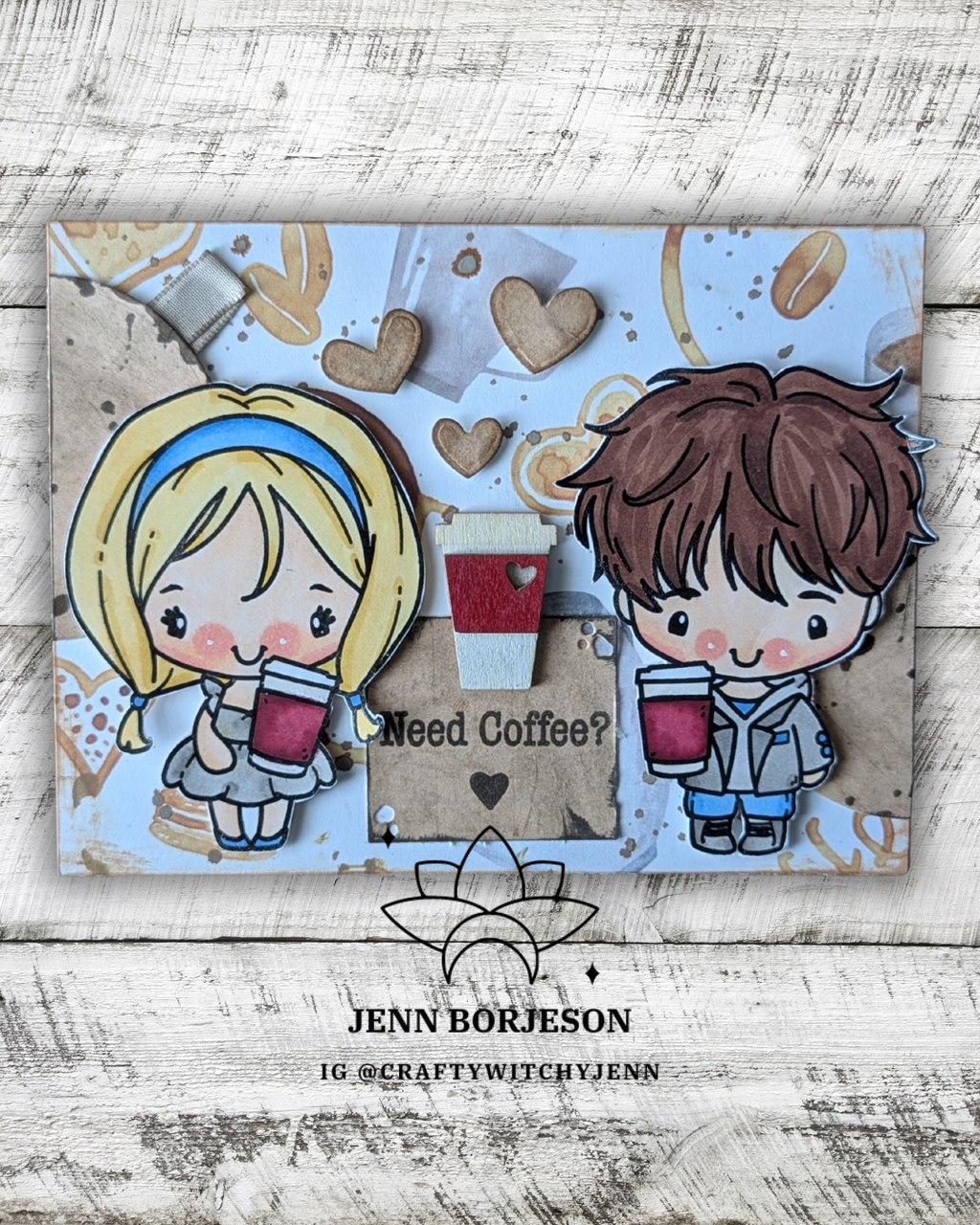 Coffee Couple with Guest Designer Jenn Borjeson!