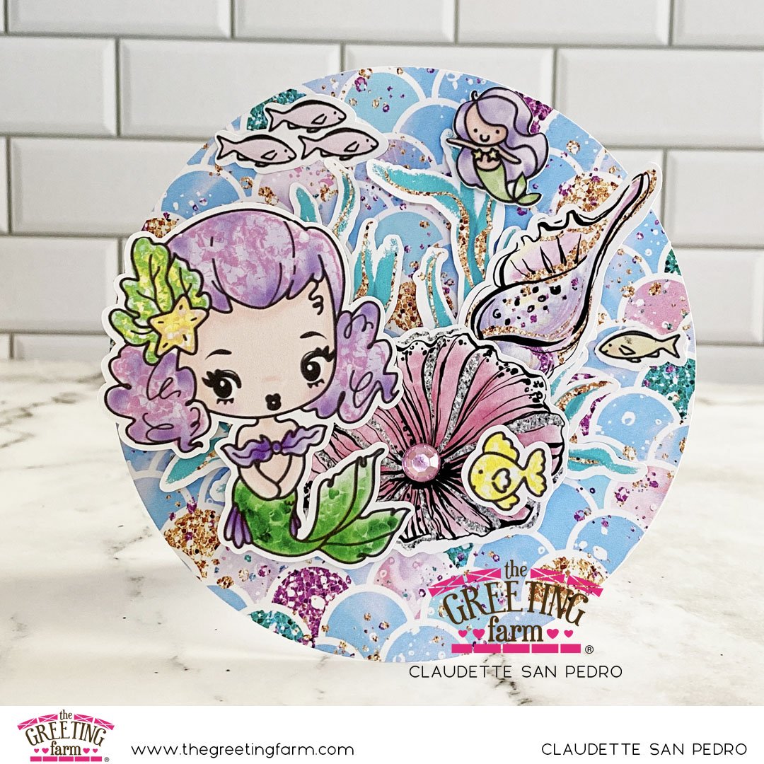 Stamp Feature: Cheeky Mermaids