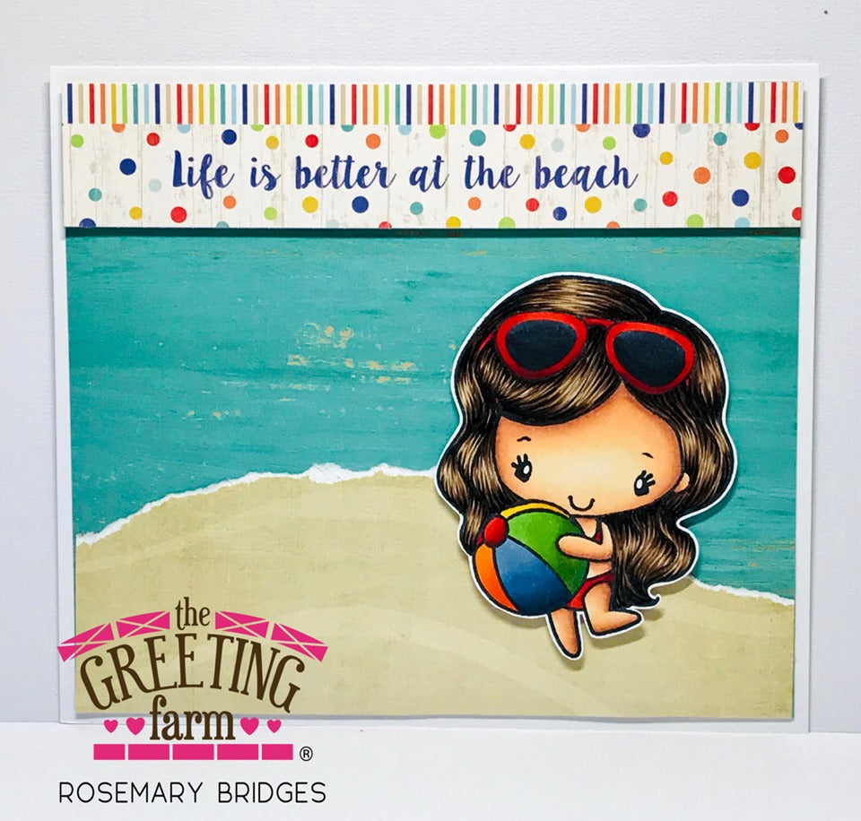 Stamp Feature: Beach Babe Anya