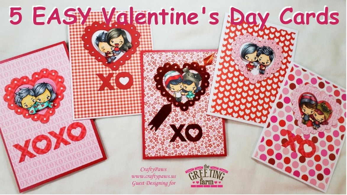 5 Easy Valentine's Day Card Video!