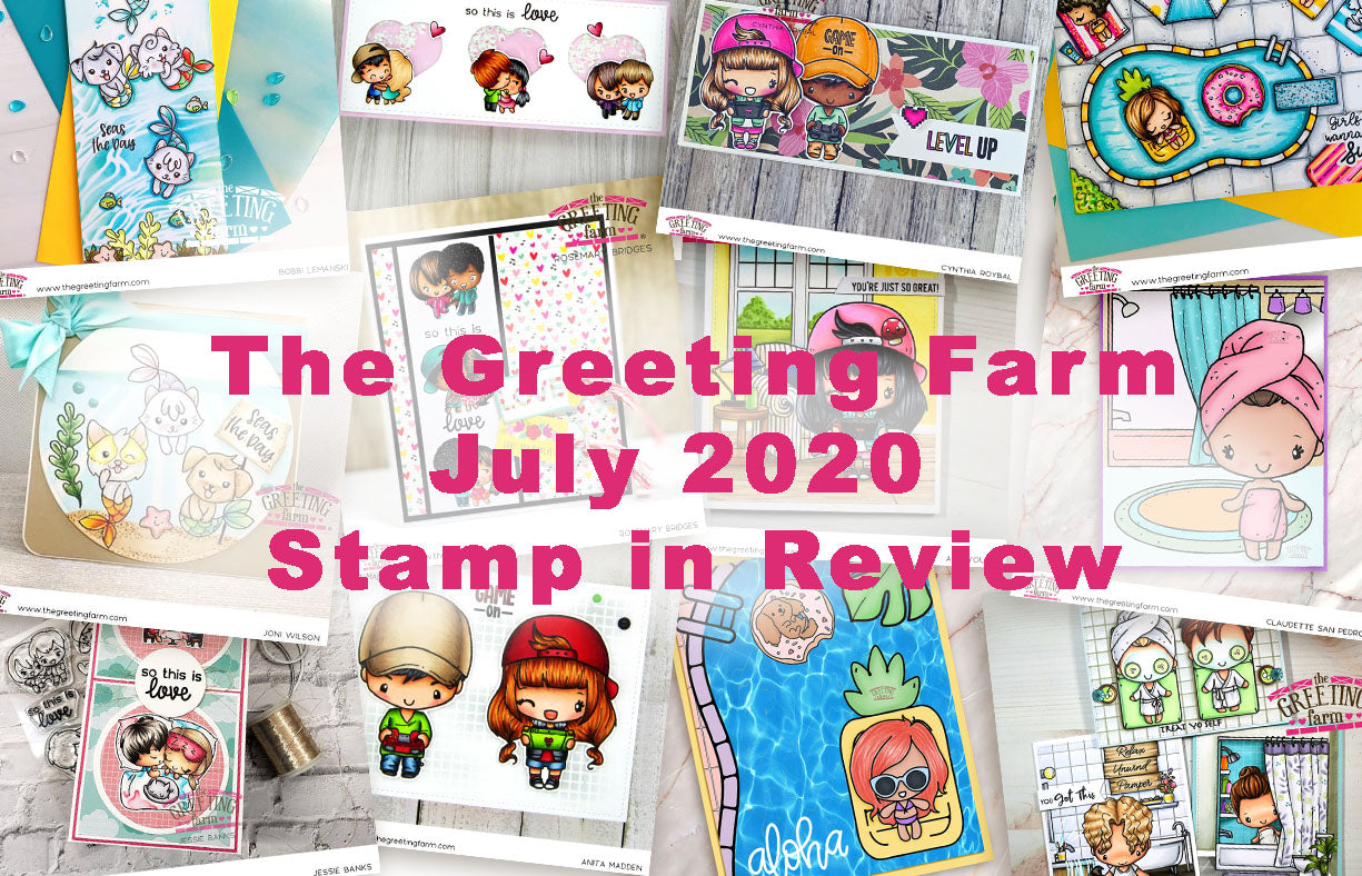 July's Stamp in Review Video and YT Winner!