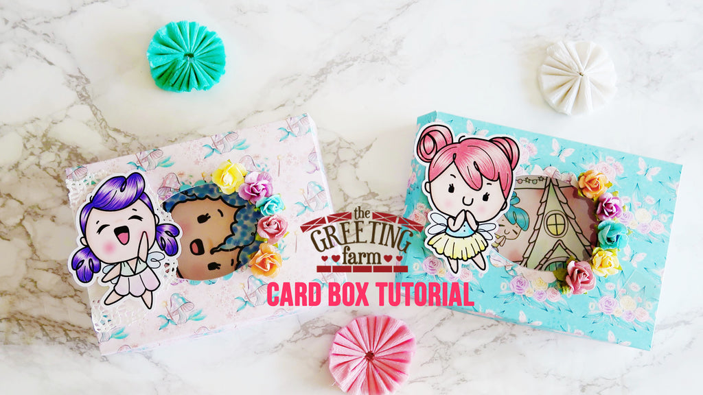 Card Box Tutorial with the Fairies Digital Stamps