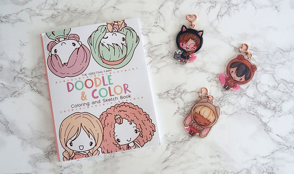 A Look at TGF's Coloring Book and Keychains