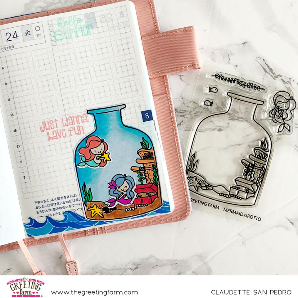 Stamp Feature: Mermaid Kisses & Mermaid Grotto