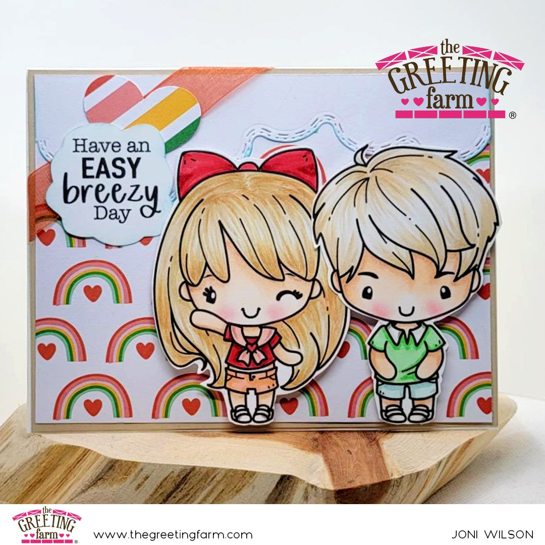 Stamp Feature: Breezy Couple
