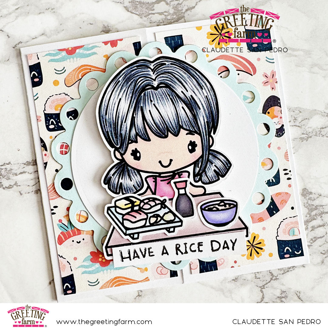 Stamp Feature: Anya Loves Sushi