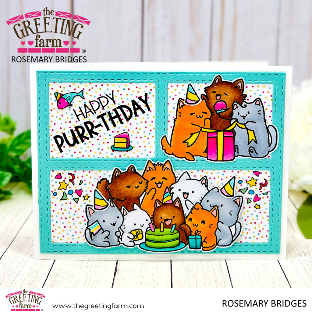 Stamp Feature: Birthday Cats