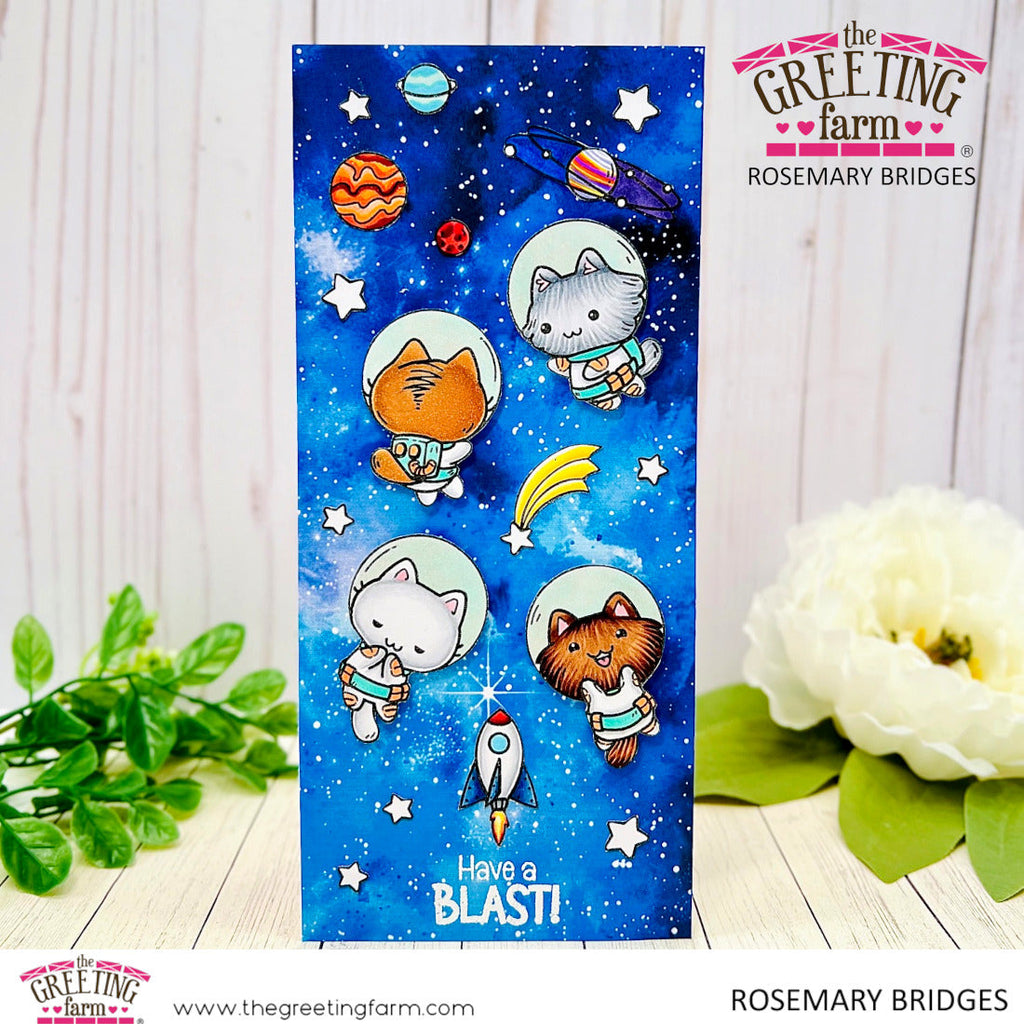 Stamp Feature: Space Kitties